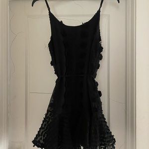 Entro black pom dress with tags